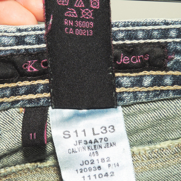 Calvin Klein boot cut denim jeans - Picture 4 of 6